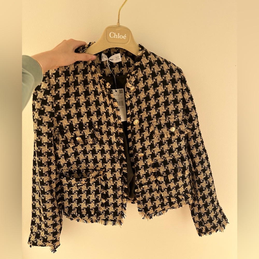 Mango Tweed Jacket, Size S